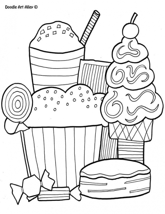 654x847 Get This Food Coloring Pages Sweets !