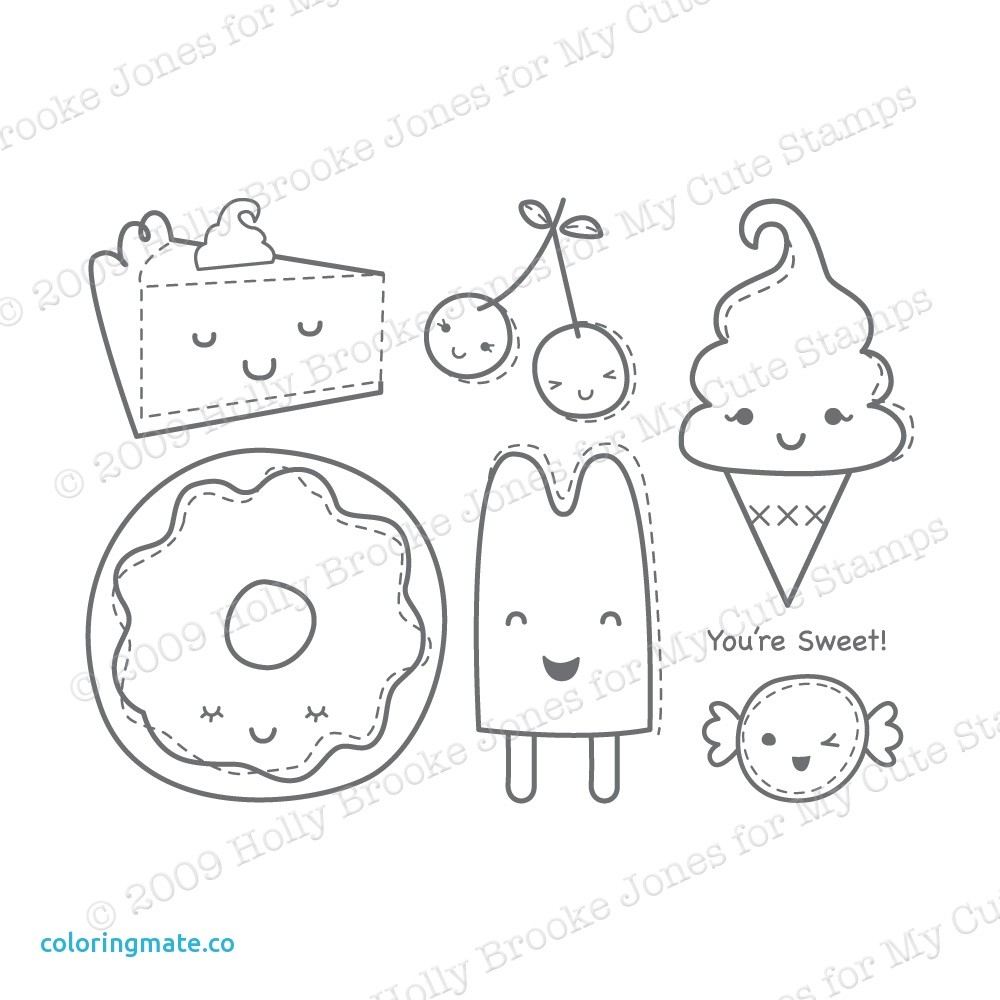 1000x1000 Best Of Cute Food Coloring Pages Lovely Sweets Coloring Pages