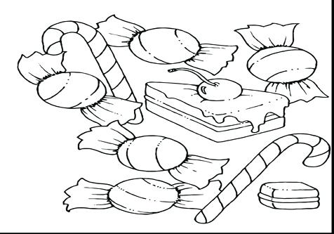476x333 Candy Coloring Pages House Anime For Kids Coloring Pages Of Sweets