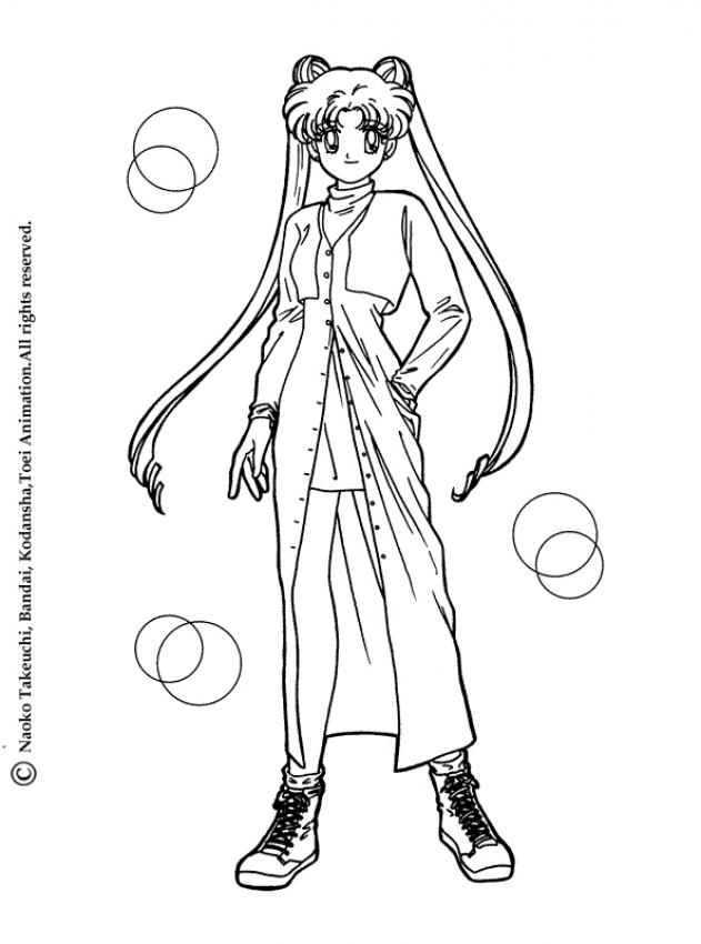 631x850 Sailor Girls Along The Swimming Pool Coloring Pages