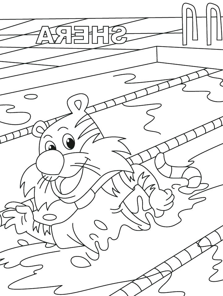 720x954 Swimming Pool Coloring Pages Swim Coloring Pages Swimming Coloring