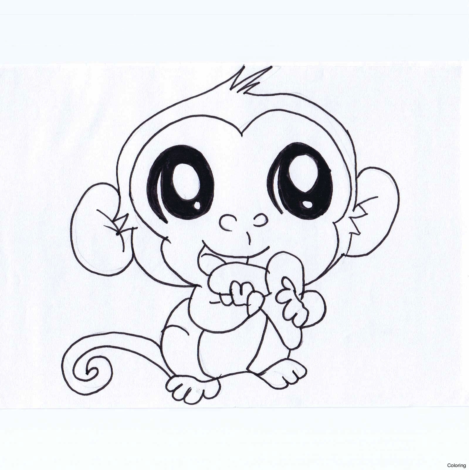 1599x1600 Inspiration Monkey Is Swinging From The Tree Coloring Page