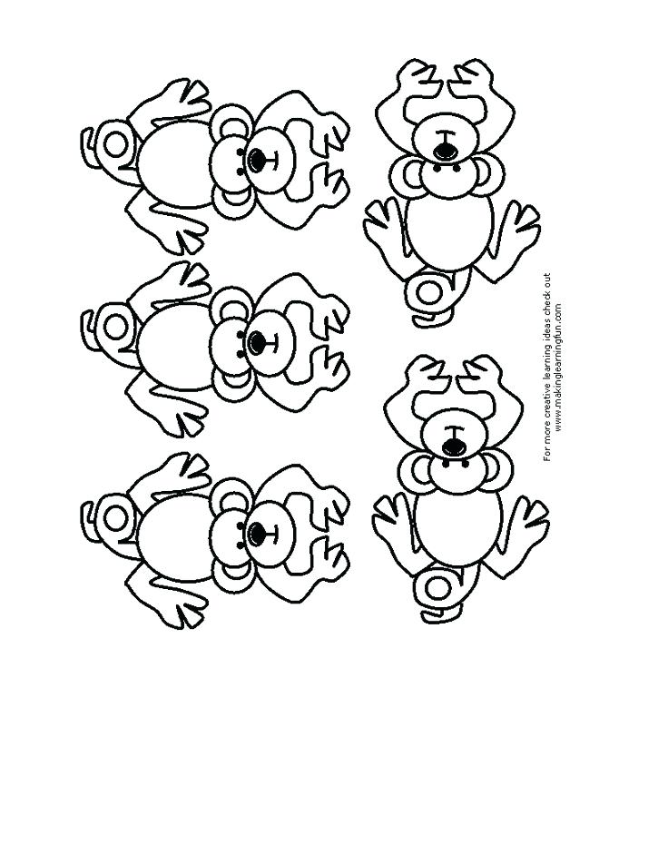 736x952 Little Monkeys Coloring Page Five Little Monkeys Templates