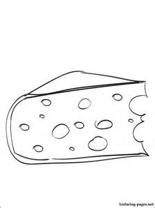 224x300 Swiss Cheese Coloring Page, Cheese Coloring Page