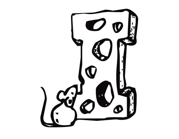 600x467 Cheese Coloring Page
