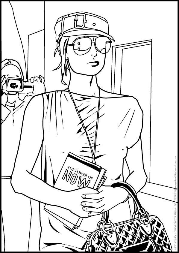 598x843 Coloring Page For Real Kids Paris