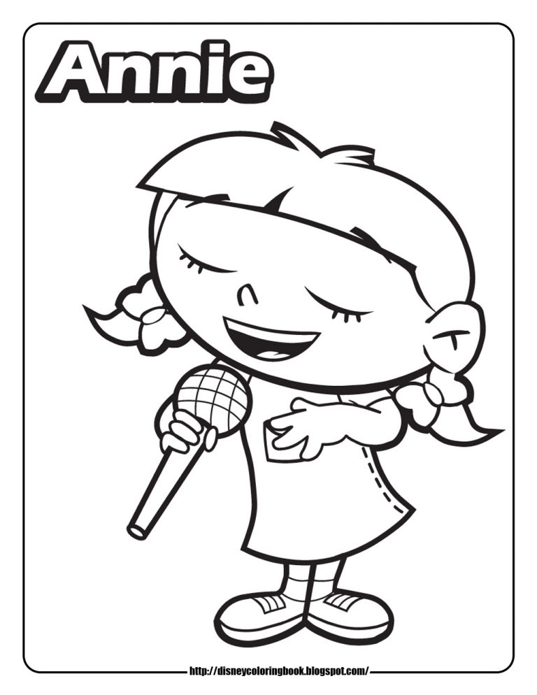 768x994 Little Einsteins Coloring Pages Little Einsteins Annie Coloring