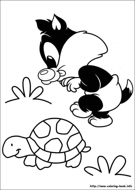 567x794 Looney Tunes Coloring Picture Throughout Baby Looney Tunes