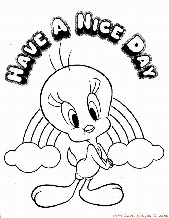 650x836 Nobby Design Tweety Bird Coloring Pages Baby Of Printable Gangster