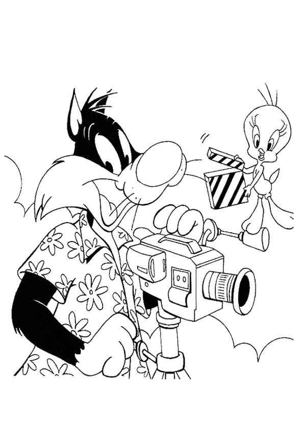 600x840 Tweety And Sylvester Coloring Page Tweety Coloring Page
