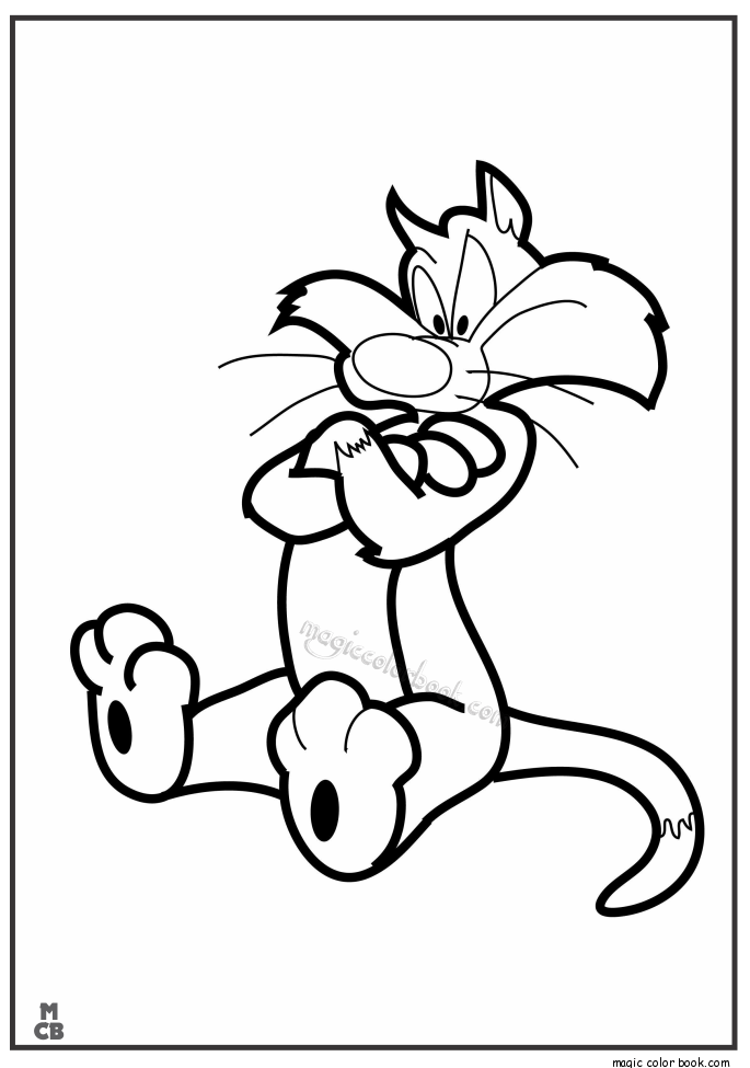 685x975 Tweety Bird Sylvester Coloring Pages