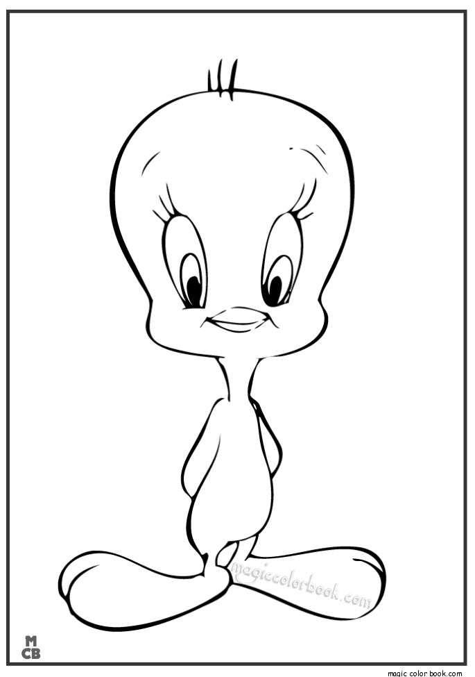 685x975 Tweety Bird Sylvester Coloring Pages