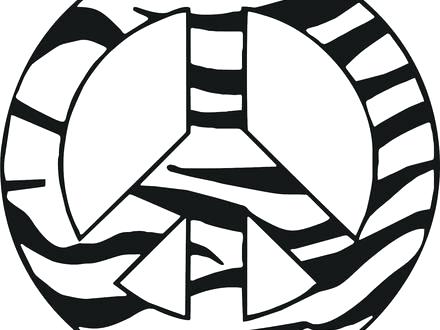 440x330 Peace Signs Coloring Pages