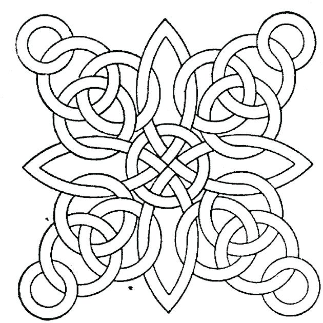 630x630 Symmetry Coloring Pages Detailed Coloring Pages For Adults Adult
