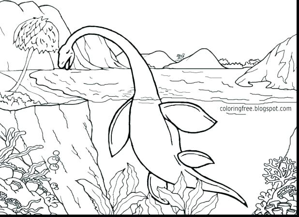T Rex Printable Coloring Pages