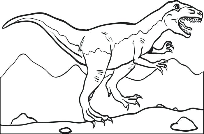 700x461 T Rex Printable Coloring Pages Printable T Dinosaur Coloring Page