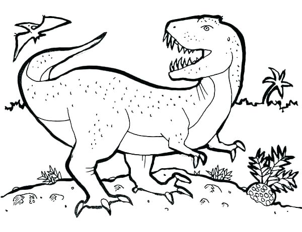 600x462 Trex Coloring Pages Coloring Sheets T Coloring Page For Kids