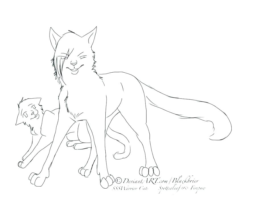 945x709 Warrior Cats Coloring Pages Tabby Cat Coloring Pages Kitty Cat
