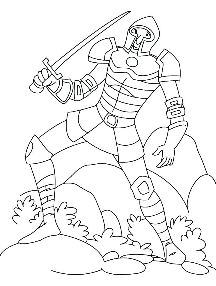 720x954 Knight Coloring Page Coloring Pages Of Knights Medieval Knight