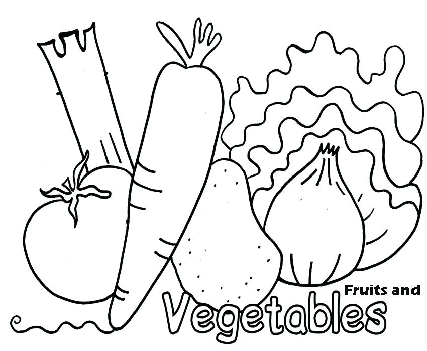 850x700 Printable Coloring Pages Vegetables