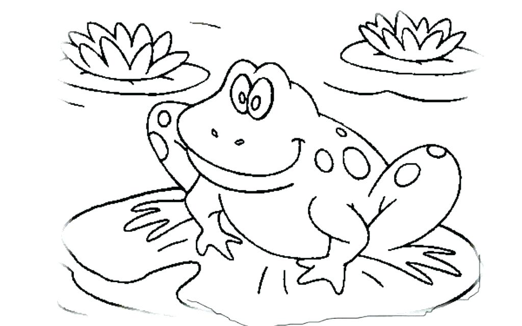 1024x640 Tadpole Coloring Page