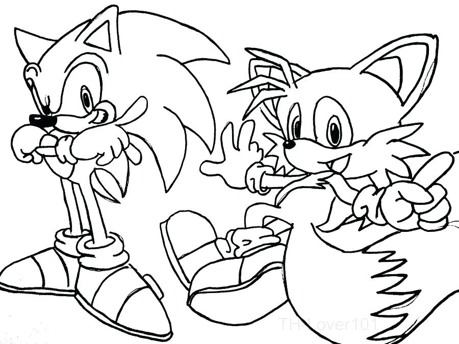 Tails The Fox Coloring Pages at GetDrawings | Free download