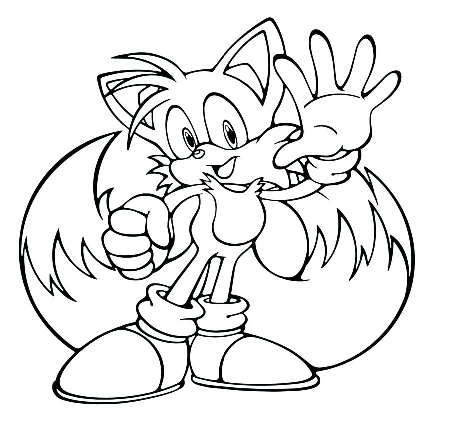 Tails Coloring Pages at GetDrawings | Free download