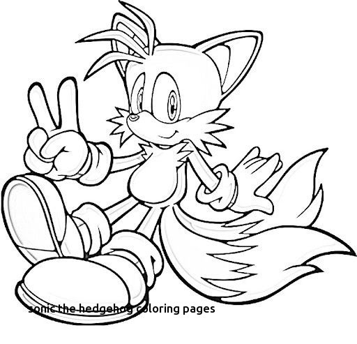 512x493 Sonic The Hedgehog Coloring Pages Tails Inspirational Sonic