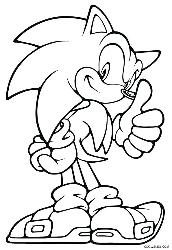 595x867 Sonic Coloring Pages Sonic Coloring Pages Tails For Kids The Amy