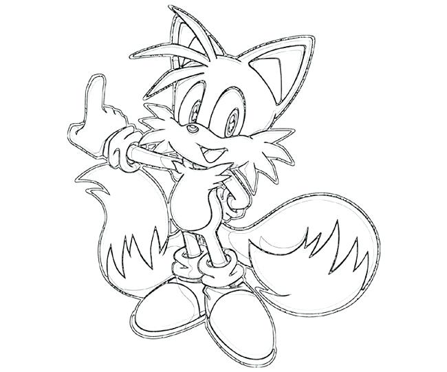 650x541 Tails The Fox Coloring Pages Tails The Fox Coloring Pages Print