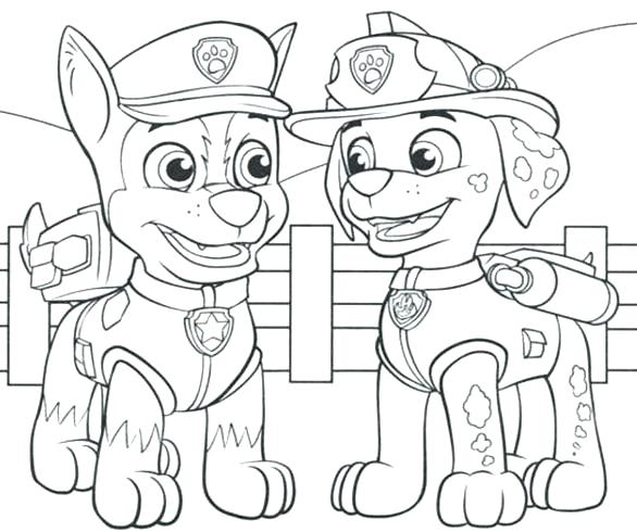 586x490 Paw Patrol Coloring Book Also Beautiful Paw Patrol Coloring Pages