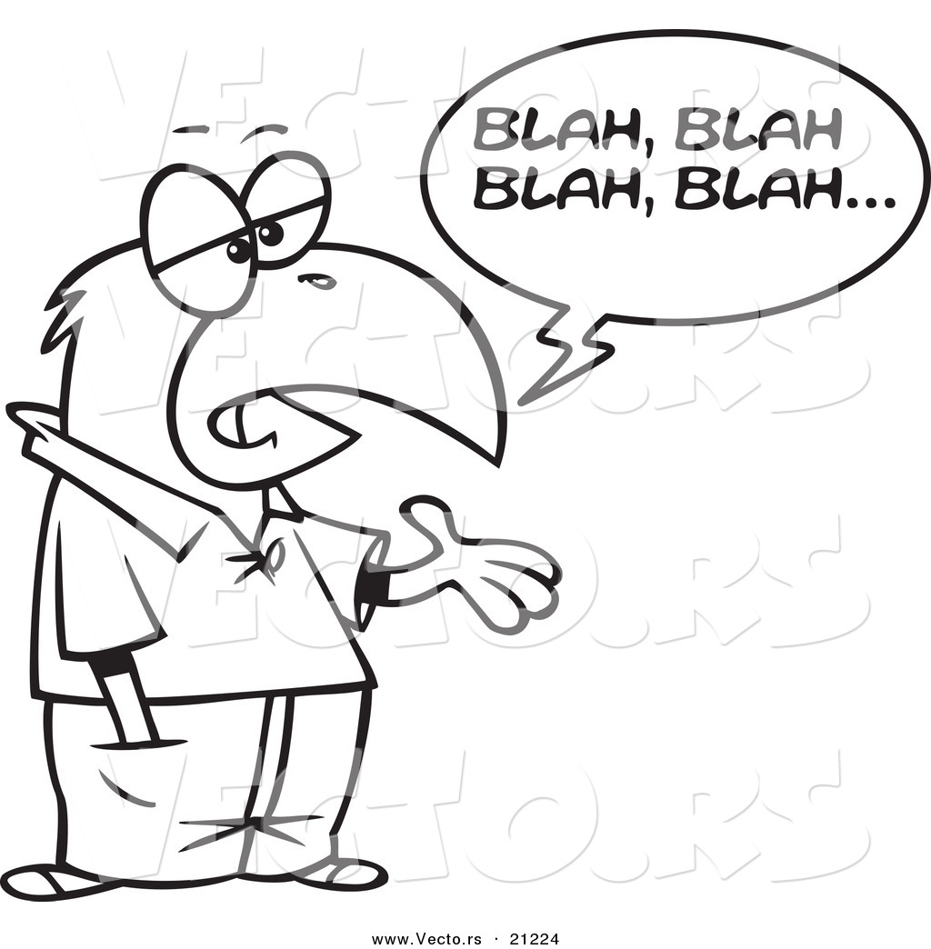 1024x1044 Vector Of A Cartoon Boring Parrot Talking