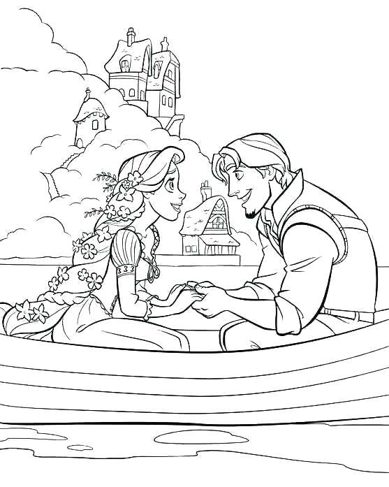 557x697 Rapunzel Coloring Pages To Print Tangled Coloring Page Tangled