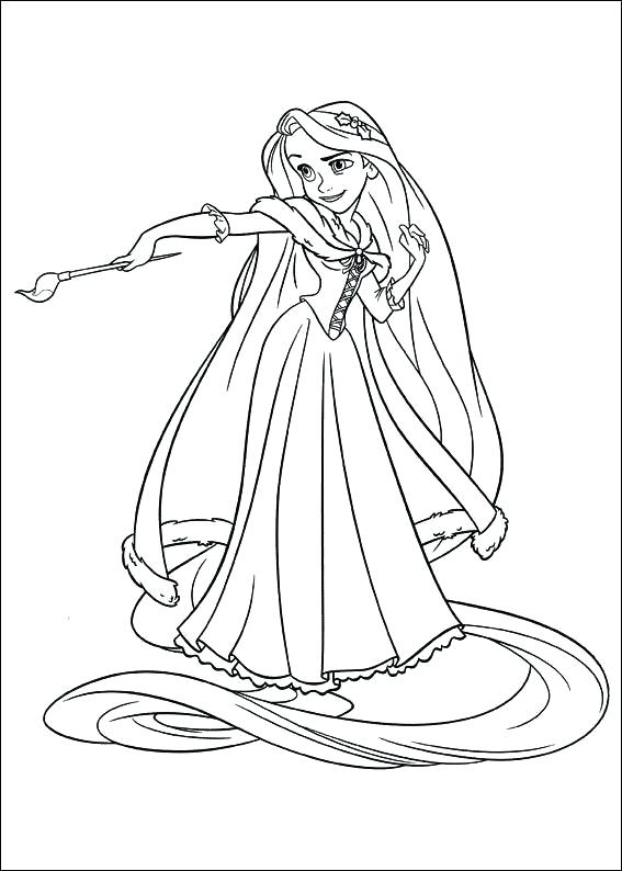 567x794 Tangled Color Pages Tangled Coloring Pages Online Free