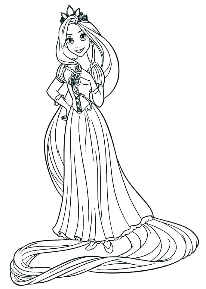 685x960 Tangled Coloring Pages Printable Tangled Coloring Pages For Kids