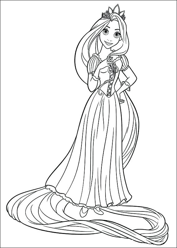 567x794 Coloring Pages Tangled