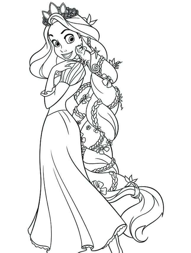 645x856 Coloring Pages Tangled