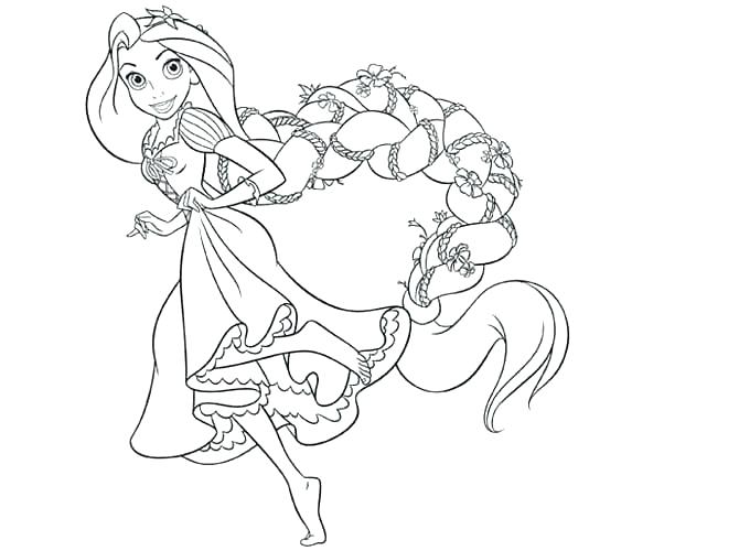 670x500 Tangled Coloring Pages Online About Pascal
