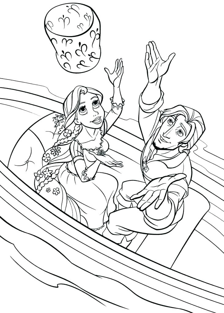 732x1024 Rapunzel And Flynn Coloring Pages Go Digital With Us