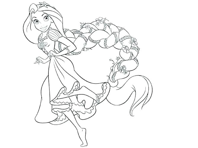 670x500 Rapunzel Printable Coloring Pages Pictures Of Printable Coloring