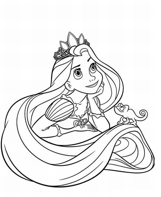 655x800 Tangled Coloring Pages Printable Adorable Rapunzel Printable