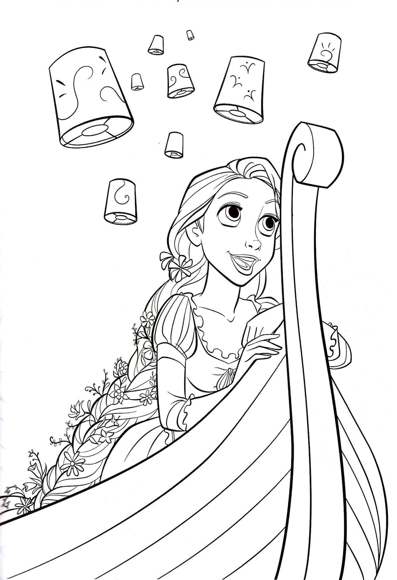 1299x1898 Rapunzel Tower Coloring Pages
