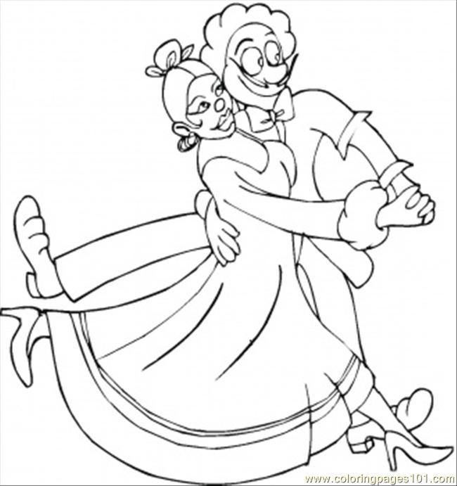 650x691 Dancing Tango Coloring Page Coloring Page