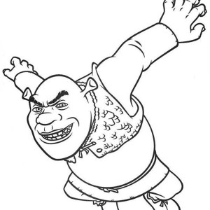 300x300 Shrek And Princess Fiona Do The Tango Coloring Page Color Luna