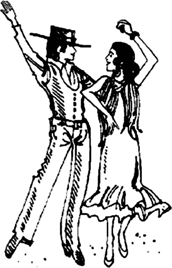 600x937 Argentinian Tango Dance Coloring Page Coloring Sun