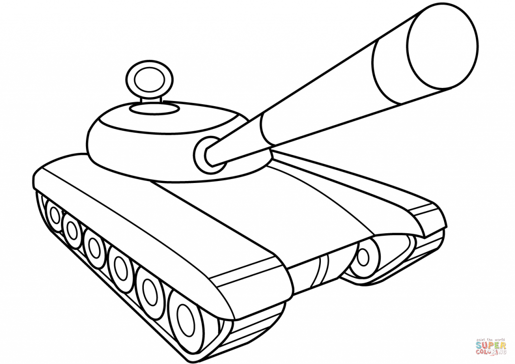 1024x724 Tank Coloring Pages
