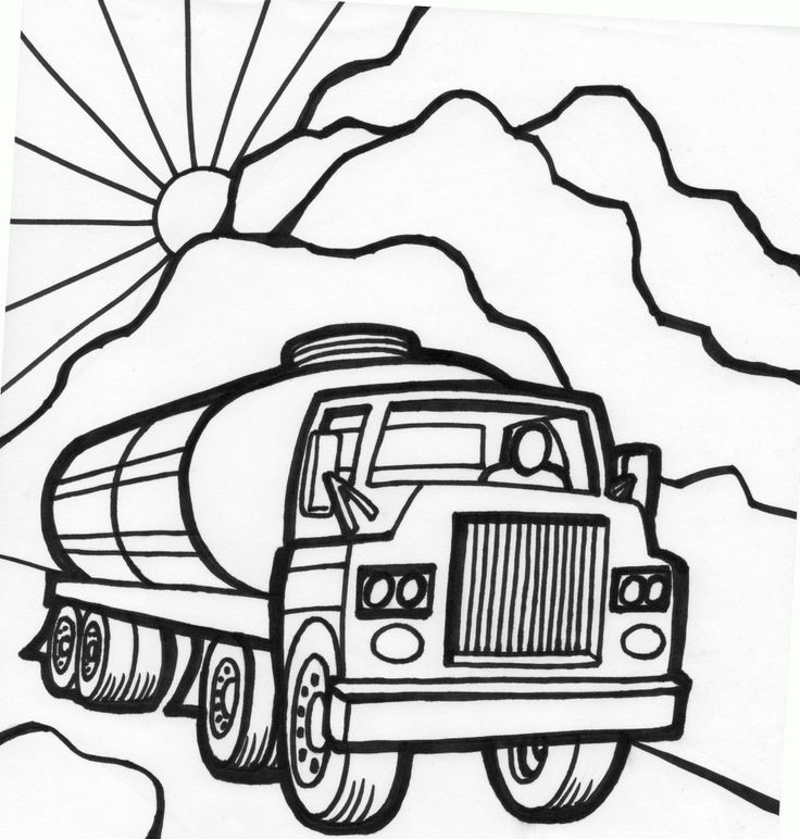 736x772 Tanker Truck Coloring Pages Lovely Army Truck Coloring Pages
