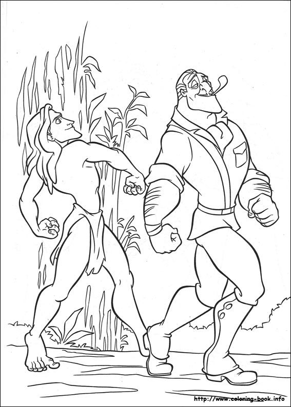 567x794 Tarzan Coloring Pages On Coloring