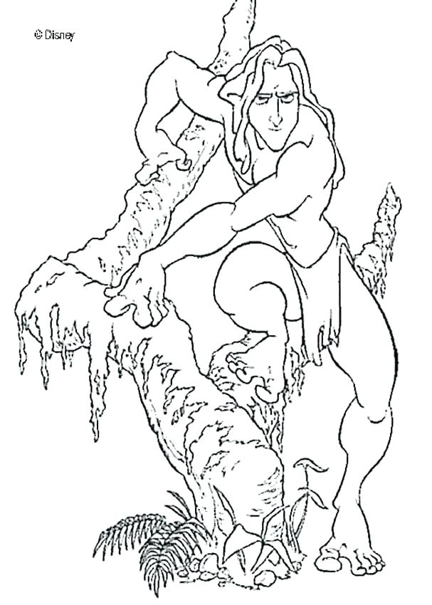 607x850 Tarzan And Jane Coloring Pages