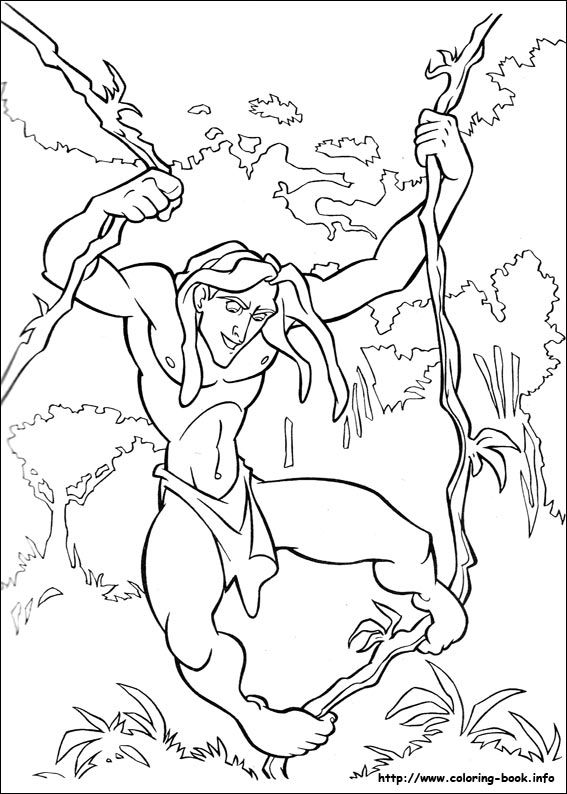 567x794 Tarzan Coloring Picture Coloring